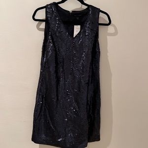 Navy blue sequence dress- brand new with tags